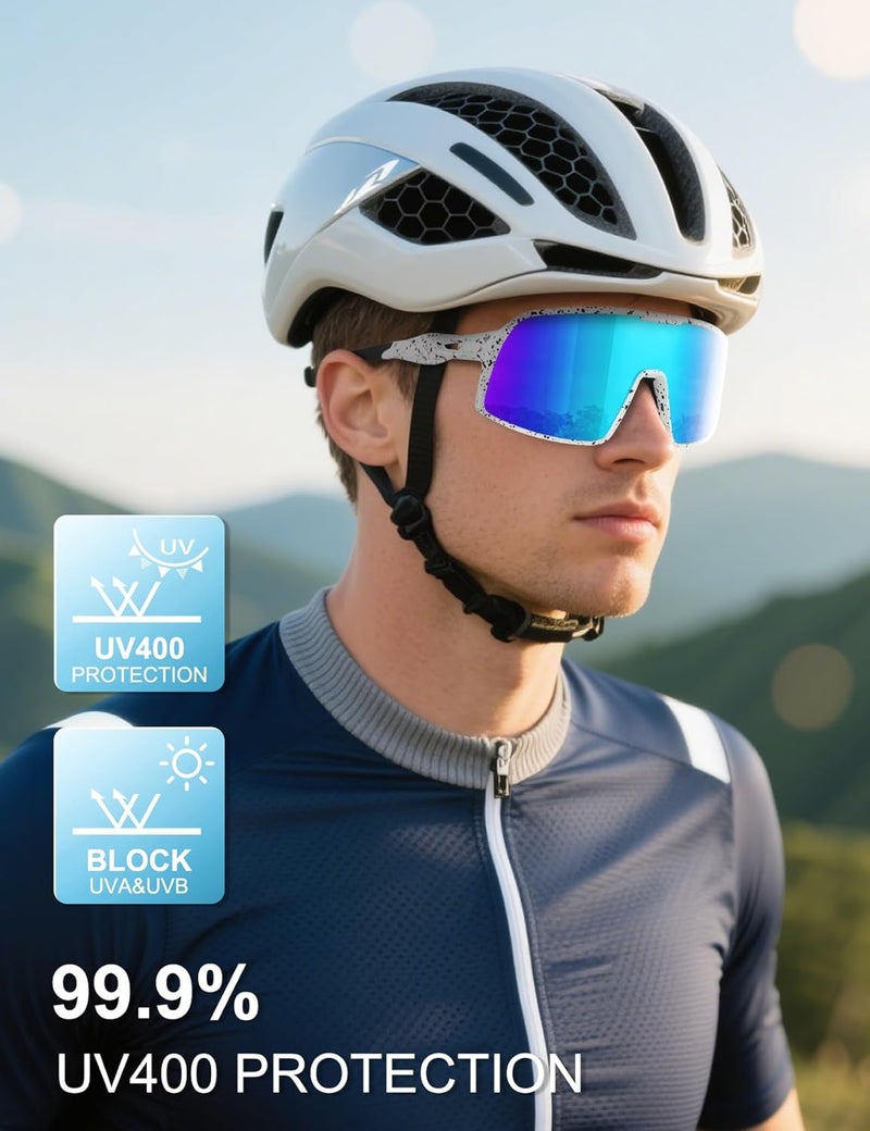 BangLong Polarized Sports Sunglasses for Men Women, UV Protection Sun Glasses for Baseball Running Cycling Fishing - Image 2